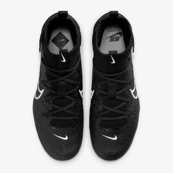 Nike Alpha Huarache NXT Metal Baseball Cleats Black White DJ6517-001 Men's Sizes - Picture 6 of 7